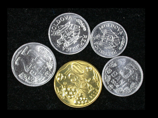 Moldova Set of 5 Coins